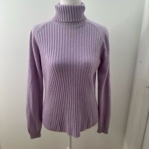 VINTAGE NEIMAN MARCUS CASHMERE SWEATER TURTLENECK LONG SLEEVE S-Small